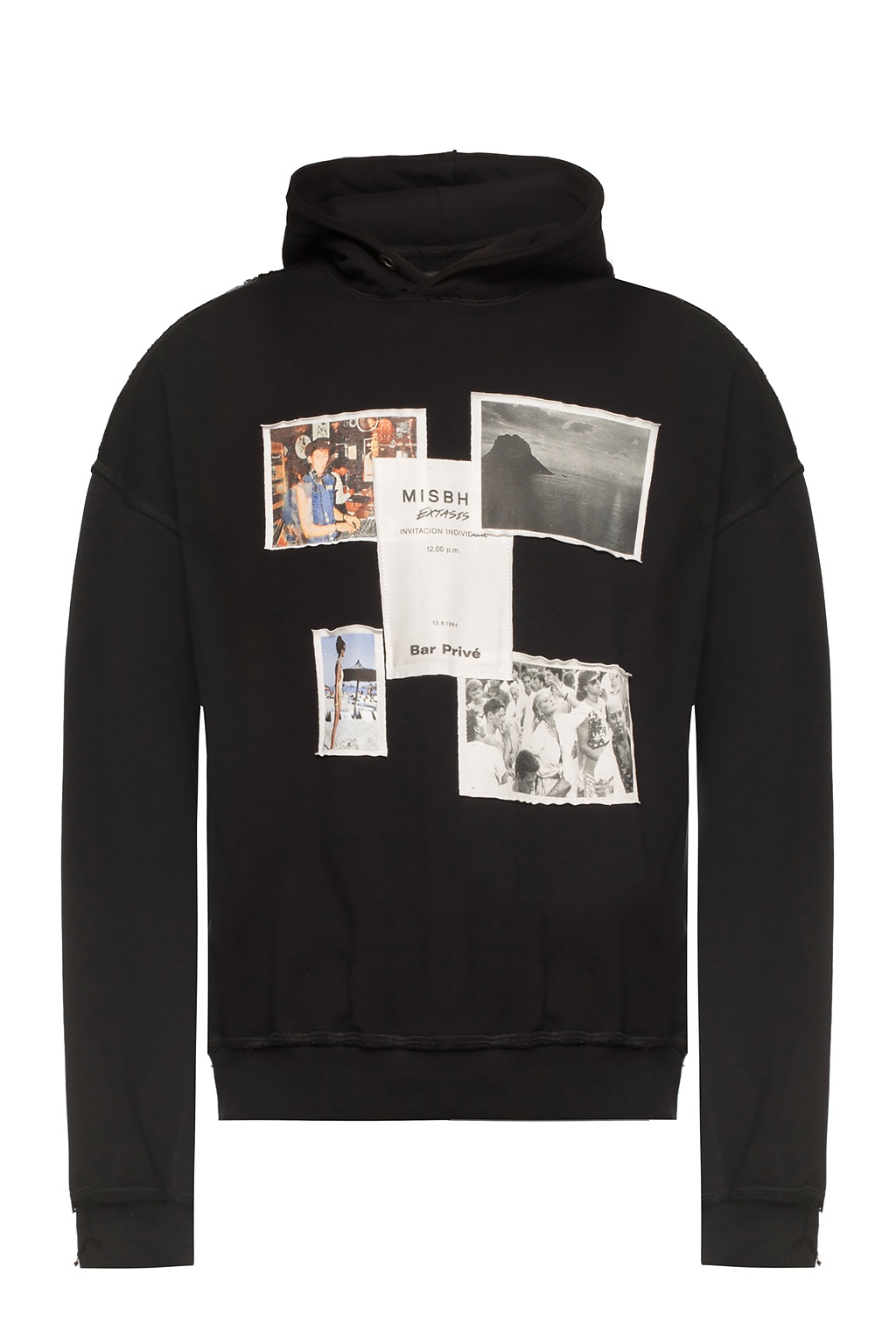 Black Printed hoodie MISBHV - Vitkac Sweden